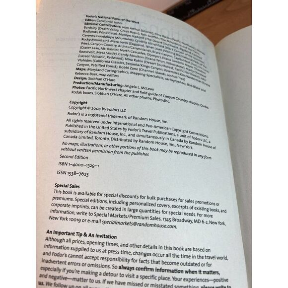 Fodor's National Parks of the West, 2nd Edition (Travel Guide) 2004 - Picture 5 of 6